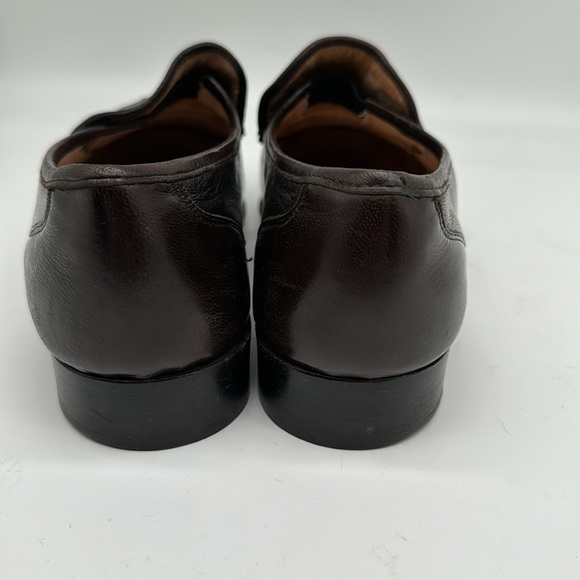 Bally brown leather loafers 9 1/2 Excellent condition - Picture 4 of 5
